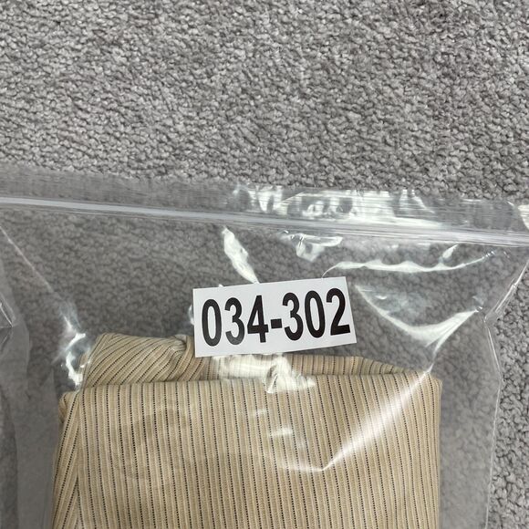 Dockers Metro Capri Caft Length Pants Womens 16W Brown Striped Stretch 38x23 NWT - Picture 16 of 16